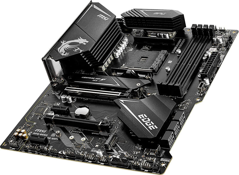 MSI MPG B550 GAMING EDGE WIFI GAMING ATX MOTHERBOARD AMD AM4 PCIe 4.0 - BLACK - Like New
