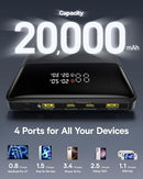 BASEUS POWER BANK, 20000MAH 100W PD FAST CHARGING, PPBLD100HD-BLK - BLACK - Like New