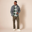 B0738H6TFC Amazon Essentials Men's Full-Zip Fleece Jacket Heather Size: Large - Brand New