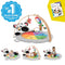 Baby Einstein Zen's Activity Milestones Plush Gym, Wooden Bar - White - Like New