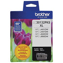 Brother Genuine LC30132PKS 2-Pack High Yield Black Ink Cartridges - Brand New