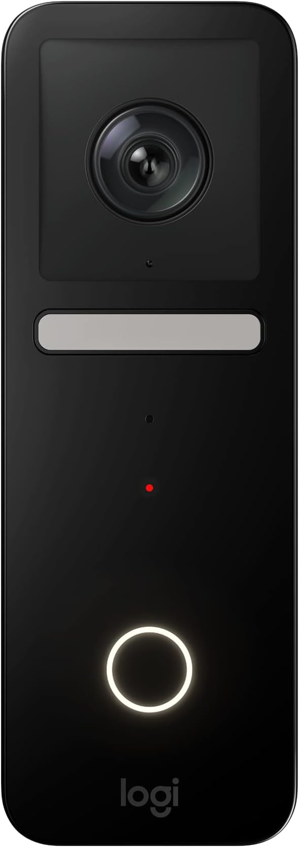 Logitech Circle View Apple HomeKit Wired Doorbell TrueView VR0014 - Black - Like New