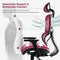 AFO ERGONOMIC OFFICE CHAIR HIGH BACK MESH OFFICE CHAIR 3D ARMRESTS HEADREST RED - Like New