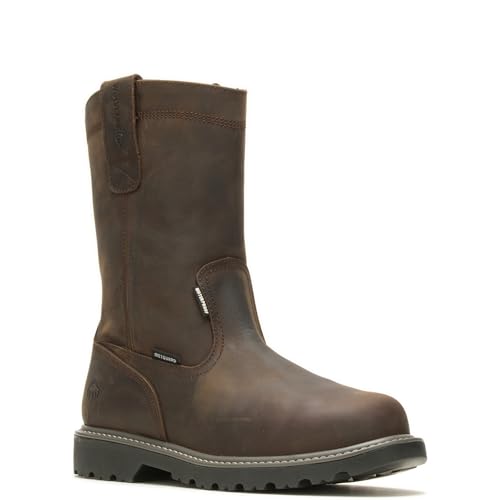 WOLVERINE MENS FLOORHAND WATERPROOF 10" STEEL TOE WORK BOOT - Scratch & Dent