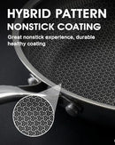 Tibbicc Stainless Steel Non Stick Frying Pan Lid PFOA Free - Brand New