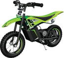 RAZOR SX125 12V(100W) MCGRATH DIRT ELECTRIC BIKE 12.5" WHEELS 15118235 GREEN - Like New