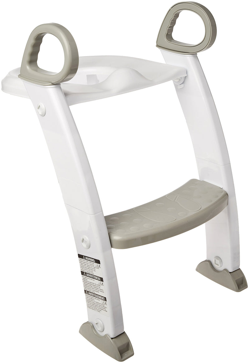 SPUDDIES POTTY WITH LADDER SGPLR-001 - WHITE/GRAY - Like New