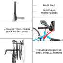 FEEDBACK SPORTS VELO WALL POST BIKE STORAGE MOUNT BICYCLE WHEEL 16850 - BLACK - Like New