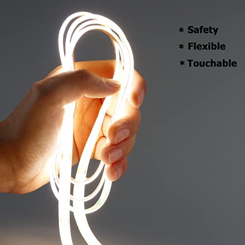 TOPAI 24V COB LED Strips Lights Natural White 32.8ft/10M Super Bright 4000K - Like New