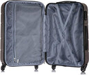 DUKAP RODEZ Hardside Luggage with Ergonomic Handles and TSA Lock 24" - SILVER Like New