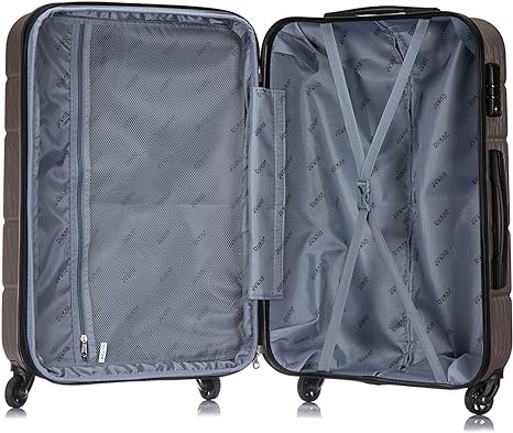 DUKAP RODEZ Hardside Luggage with Ergonomic Handles and TSA Lock 24" - SILVER Like New