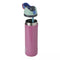 OWALA 24OZ FREESIP STAINLESS STEEL WATER BOTTLE - BUBBLEGUM BURST - Like New