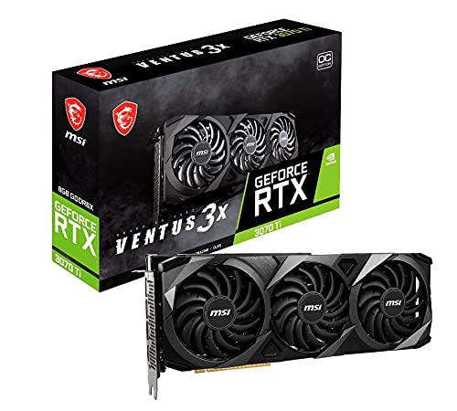 MSI Gaming GeForce RTX 3070 Ti 8GB GDRR6X Ventus 3X Card Like New