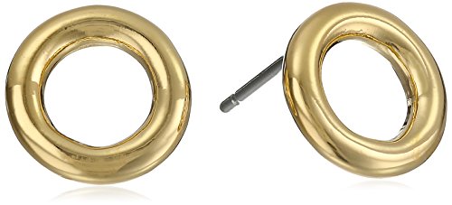 MARC BY MARC JACOBS GOLD TONE DONUT STUD EARRINGS M0004876/M0004878 - GOLD - Brand New