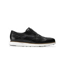 C26469 COLE HAAN MEN'S ORIGINAL GRAND SHORTWING OXFORD WIDE BLACK/WHITE SIZE 11 - Like New