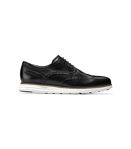 C26469 COLE HAAN MEN'S ORIGINAL GRAND SHORTWING OXFORD WIDE BLACK/WHITE SIZE 11 - Like New