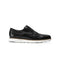 C26469 COLE HAAN MEN'S GRAND SHORTWING OXFORD SIZE 12 BLACK LEATHER/WHITE - Like New