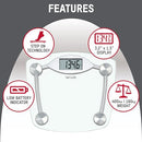 Taylor Digital Bathroom Scale Body Weight Scale 400 lb Off MD-75064192╝╝ - Like New