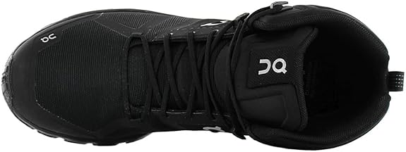 23.99854 On Running Men's Cloudrock Waterproof Boots All Black 7 - Like New