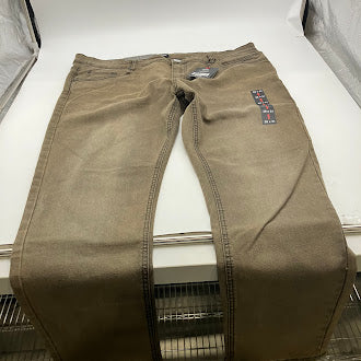 BLU ROCK MEN'S FLEX STRETCH SLIM FIT STRAIGHT JEANS - SIZE: MEN 38X31 - GRAY - Brand New