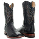 Boto Boots Men's Cowboy Broad Square Toe Boot, H8003, Black, Size 13 - Brand New