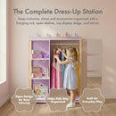 HUMBLE CREW KIDS DRESS UP CLOSET STORAGE SHELVES PB485 - PURPLE - Like New