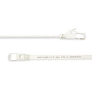 AMAZON BASICS RJ45 CAT 7 ETHERNET PATCH CABLE FLAT 600MHZ SNAGLESS 30FT - WHITE - Like New