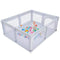 ANGELBLISS BABY PLAYPEN EXTRA LARGE PLAY YARD GATE INDOOR OUTDOOR - SIZE 71"×59" - Like New