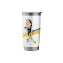 BREAKINGT CAITLIN CLARK CARICATURE INDIANA BASKETBALL STAINLESS DW00300 - WHITE - Like New
