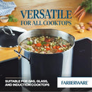 FARBERWARE CLASSIC SERIES 16 QUART STOCK POT WITH LID - STAINLESS STEEL - Like New