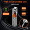 GENERIC POCKET CAR VACUUM, CORDLESS 50 MINS RUNTIME, 17000PA, 2.5H, M3 - SILVER - Like New