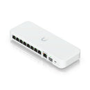 UBIQUITI NETWORKS FLEX 2.5G SWITCH 8-Port 2.5 GbE RJ45/SFP+ Combo - WHITE - Brand New