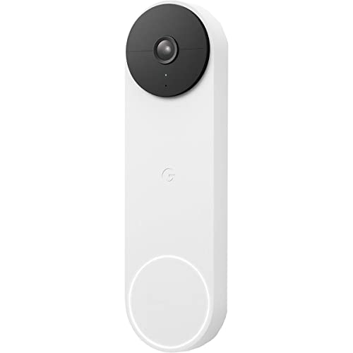 GOOGLE NEST DOORBELL BATTERY WIRELESS DOORBELL CAMERA VIDEO SNOW 1 COUNT - Brand New