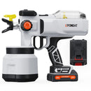 NOUNO LEFONDAT CORDLESS AIRLESS PAINT SPRAYER WITH BATTERIES - GRAY - Like New