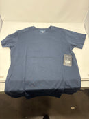 BLUE ICE PREMIUM CLOTHING MEN'S SHORT SLEEVE CREW NECK T-SHIRT - SIZE: M - NAVY - Brand New