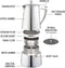 CUISINOX ROMA 6-CUP STOVETOP MOKA ESPRESSO MAKER COF-6R - STAINLESS STEEL - Like New