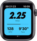 Apple Watch Nike 6 GPS 44mm Aluminum Case with Black Nike Sport Band - Like New