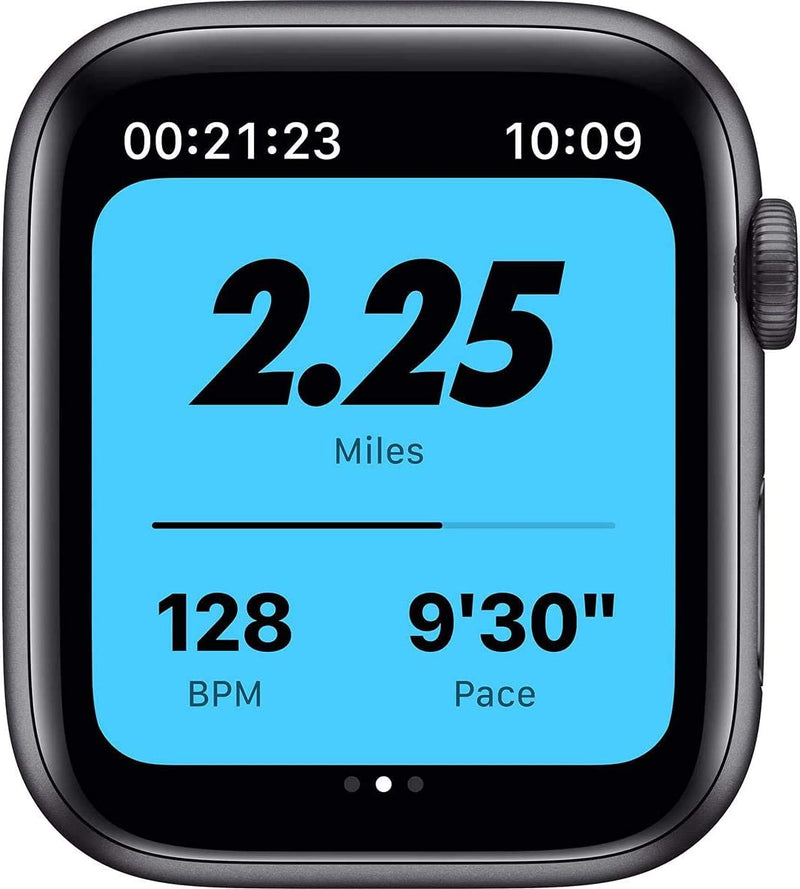 Apple Watch Nike 6 GPS 44mm Aluminum Case with Black Nike Sport Band Like New