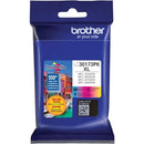 BROTHER LC30173PK INK CARTRIDGE - CYAN, MAGENTA, and YELLOW INKJET - BLUE - Like New