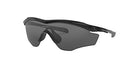 OAKLEY MENS M2 FRAME XL RECTANGULAR POLISHED BLACK/GREY OO9343 - Like New