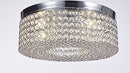 Paris Lighting Flush Mount Crystal Chandeliers Light Fixture PL-MLS/X-W20-6L-S - Brand New