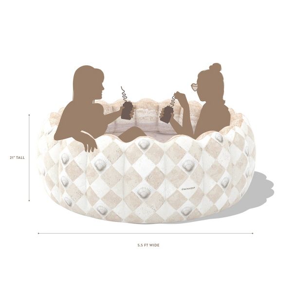 MINNIDIP EXCLUSIVE RESORT COLLECTION TUFTED POOL 125 GAL NOVELTY KIDDIE POOL - Brand New