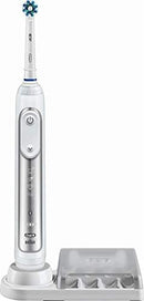 ORAL B BRUSH HEAD STORAGE UNIT WITH LIFT COVER - WHITE - Like New