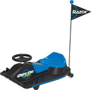 RAZOR CRAZY CART SHIFT ELECTRIC GO KART FOR KIDS - BLACK/BLUE - Like New