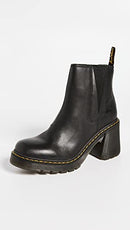26440001 DR. MARTENS WOMENS SPENCE BOOT BLACK SENDAL SIZE 9 - Like New