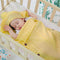 XMWEALTHY Newborn Baby Wrap Swaddle Blanket Knit Folding -Turmeric - Like New