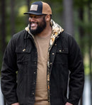 1057 LEGENDARY WHITETAILS MENS CANVAS HOODED HEAVYWEIGHT JACKET MEDIUM - BLACK - Brand New
