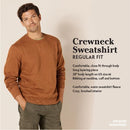 AMAZON ESSENTIALS MEN'S FLEECE CREW NECK SWEATSHIRT XX-LARGE OLIVE HEATHER - Like New