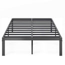 ULIESC KING SIZE BED FRAME PLATFORM 14 INCH HIGH METAL FRAME NOISE-FREE BLACK - Like New