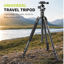 Magnus Travel Camera Tripod with Ball Head, 62.5in, 13.2 lb Capacity, NEW - Brand New